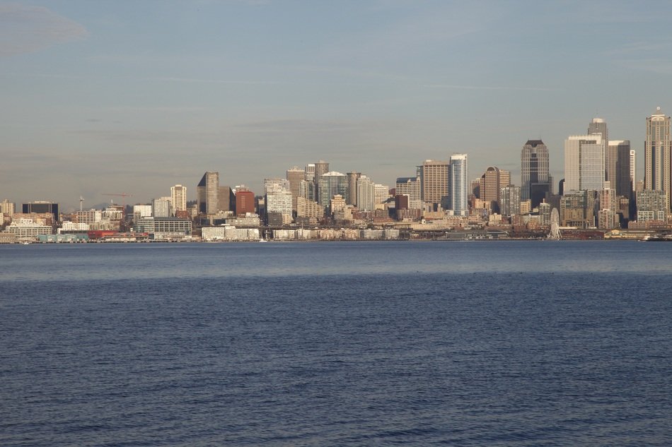 Seattle on the horizon
