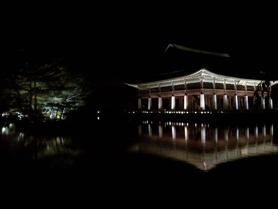 Landscape of gyeongbok palace in Korea