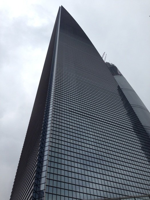 extraordinarily beautiful skyscraper building