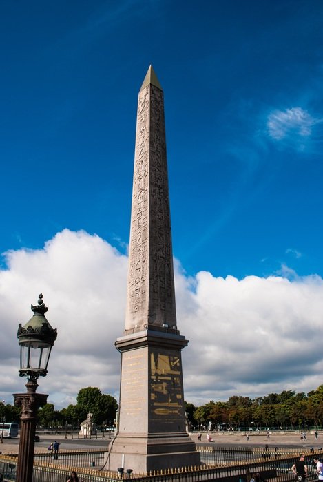 Hogh Obelisk tower in Paris
