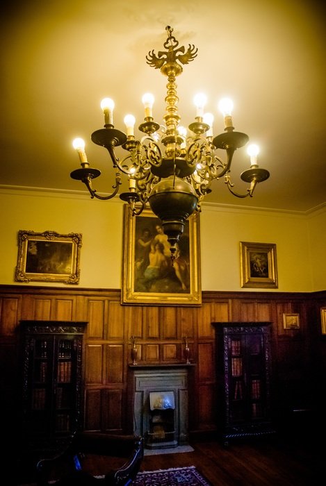 included chandelier in the house