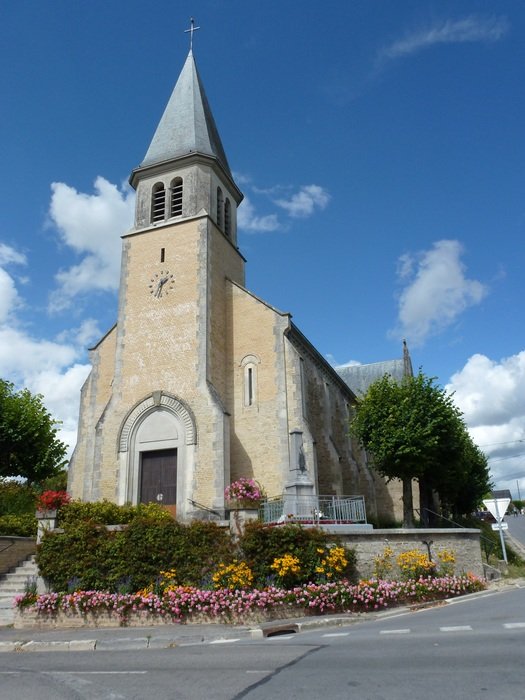 extraordinarily beautiful saint john church with the trees