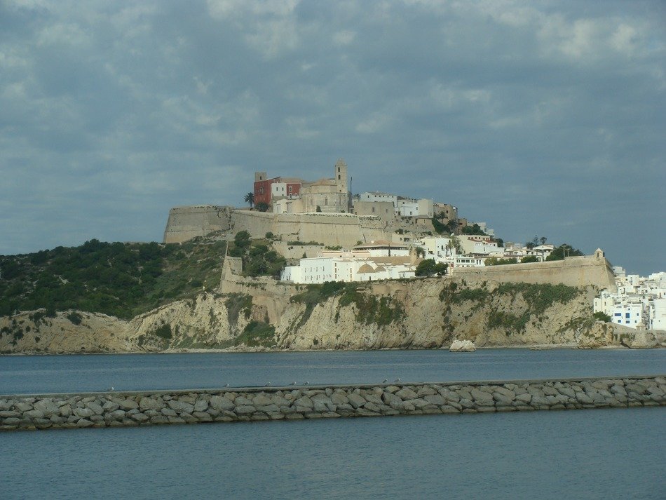 Clock tower in Ibiza