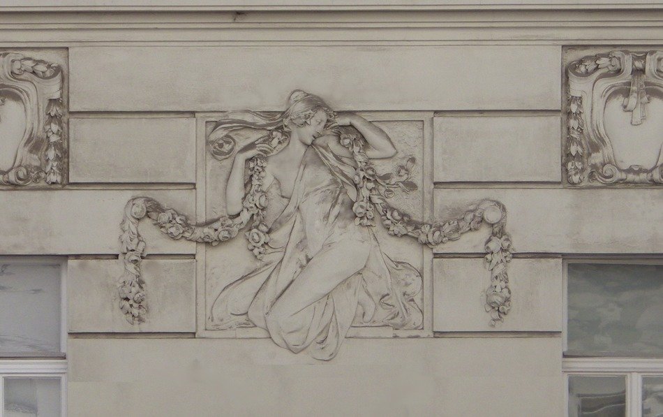 Art Nouveau stucco in Vienna
