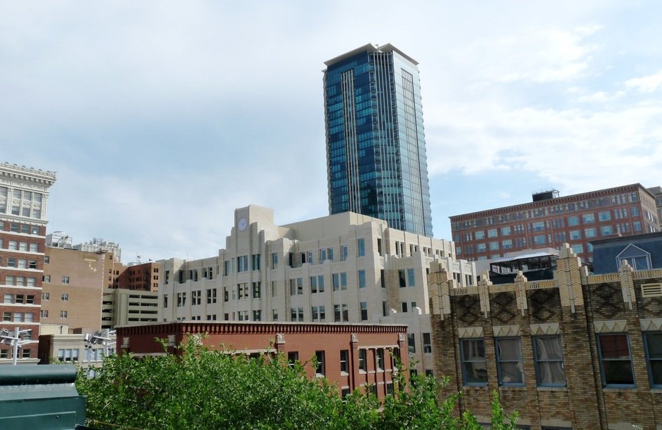 building at the Sundance Square