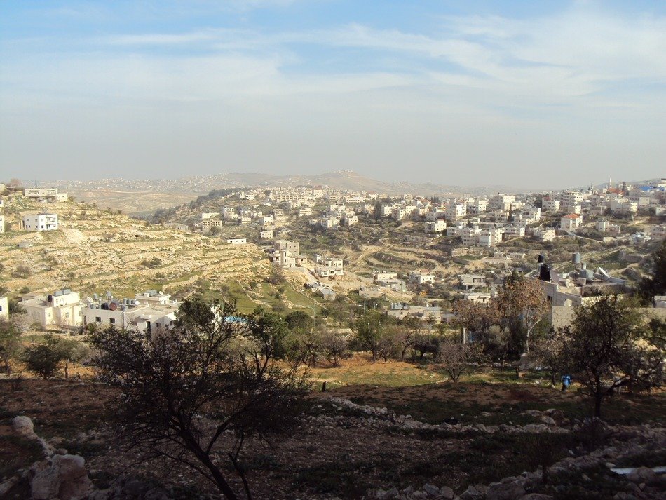 view of the city in Palestine