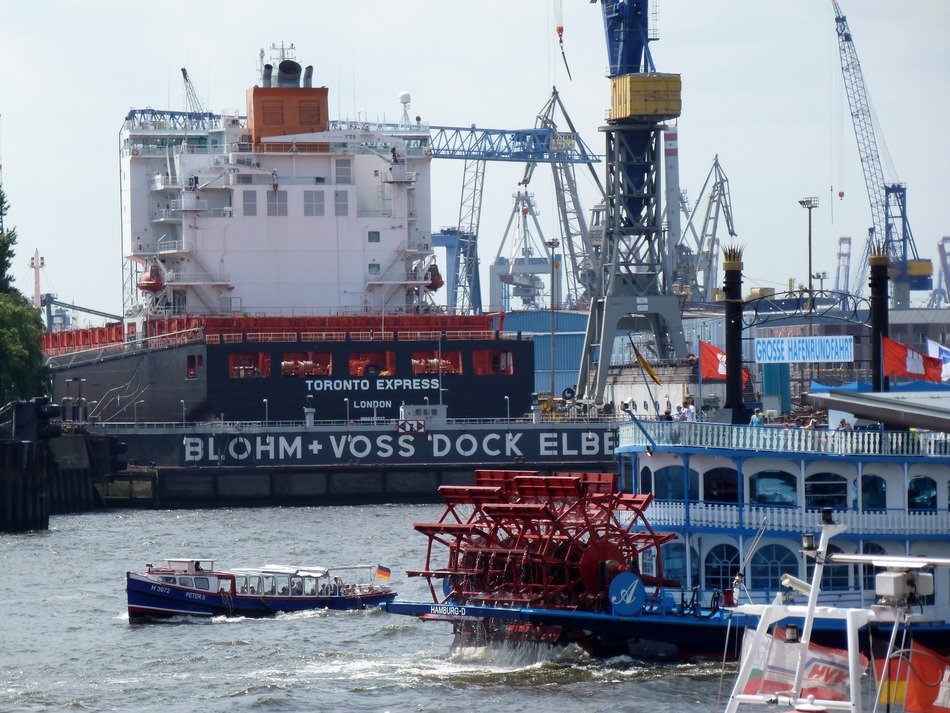 Port in Hamburg