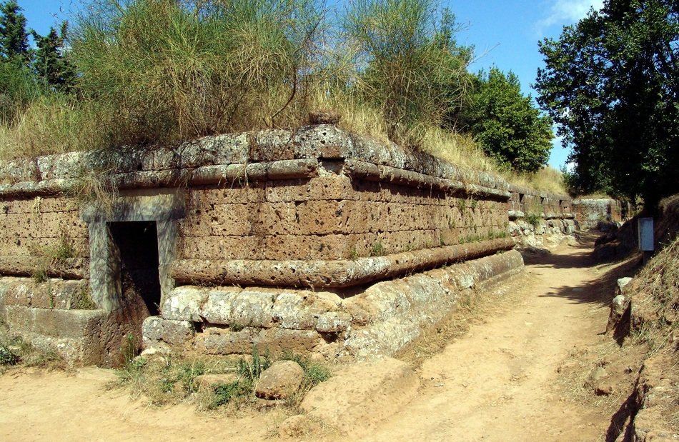 Landscape of historical city of dead