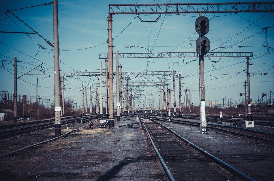 photo of the train station in Kazakhstan