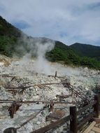 mountain volcanic Park, Hot springs