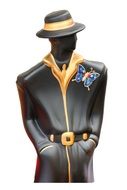 black porcelain sculpture