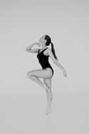girl doing gymnastic sport
