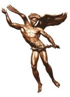 male angel drawing
