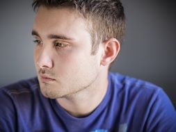 portrait man in profile