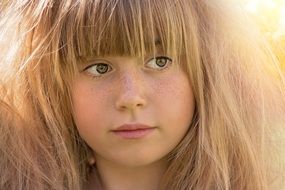 person human child girl hair face