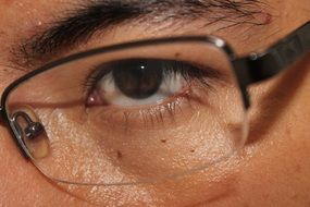 Lenses on the eyes