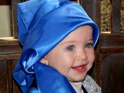 girl baby blue eyes