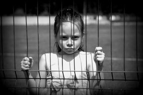 little girl grateful for freedom