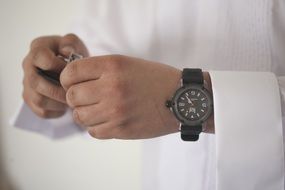 clock man time