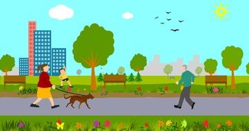 healthy town life