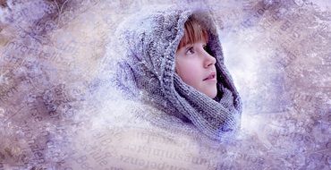 winter child portret