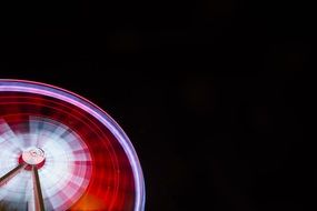 ferris wheel in motion