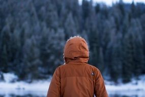 man in winter jacket