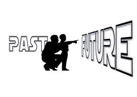 person past future poster drawing