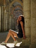 Photo of posing girl