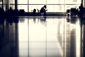 airport waiting space