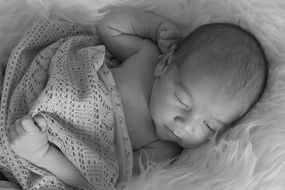 sleeping sweet newborn