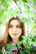 girl in the garden