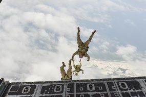 military parachute jump