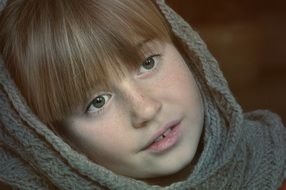 portrait of the beautiful child