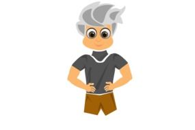 cartoon boy