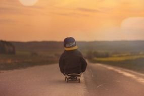 young skateboarder