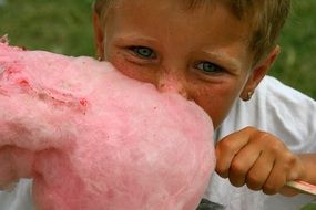 cotton candy pink