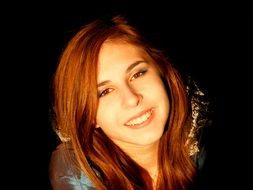 Cute girl smile