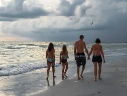 Photo of family on a beach