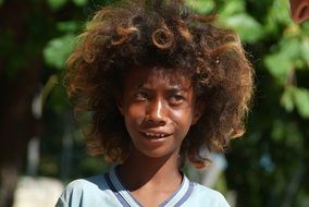 african guy with lush hair