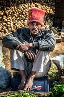 portrait of an Indian