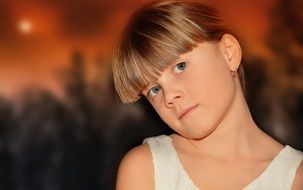 child face portrait