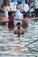 Water ritual in India