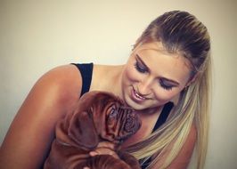 girl dogue de bordeaux
