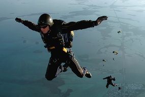skydiving fall