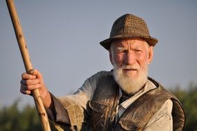 old fisherman portrait