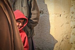 happy boy in Afghanistan