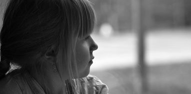 child thoughtful