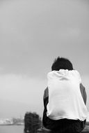 boy sky