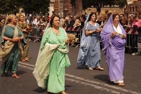 parade in roman holidays